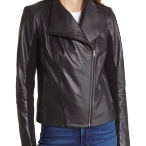 Nordstrom brand/Trouvé leather moto jacket women’s size small